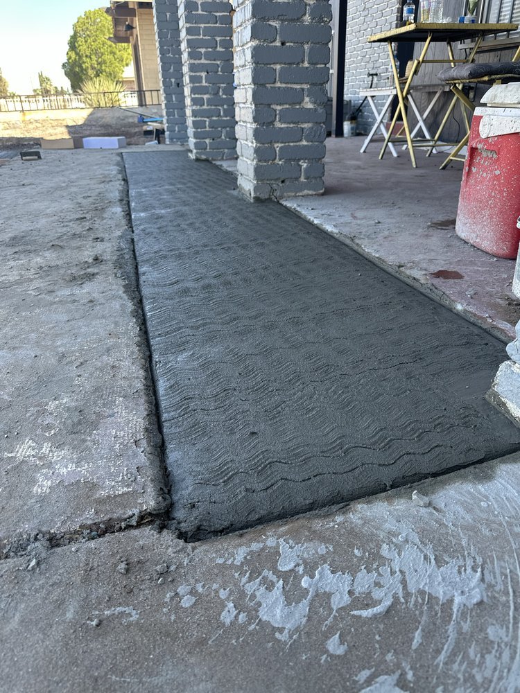 Concrete work by Sun City Remodeling El Paso